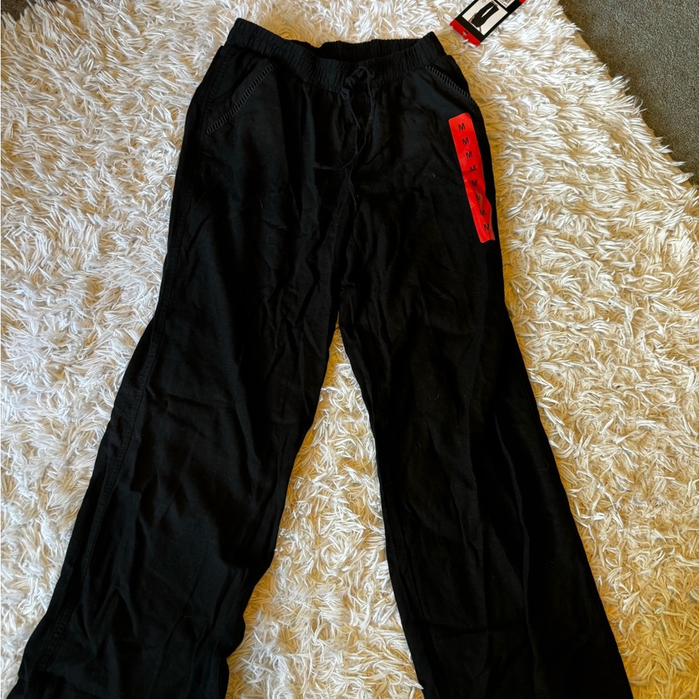 Black flowy pants